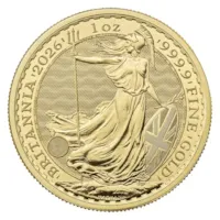 2026 1 oz Gold British Britannia BU