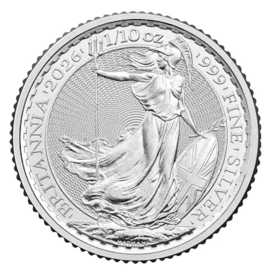 2026 1/10 oz Silver British Britannia BU