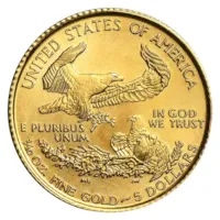 1999 1/10 oz American Gold Eagle Coin BU