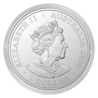 2022 Australia Zoo: Sumatran Elephant 1 oz Silver Coin $1 BU