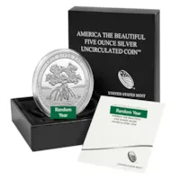 Burnished 5 oz Silver ATB Random Park - With Box & COA