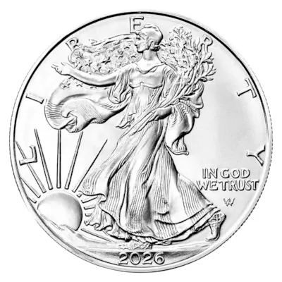 2026 1 oz American Silver Eagle Coin BU