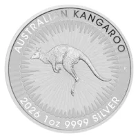2026 1 oz Australian Silver Kangaroo Coin BU