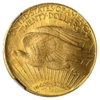 $20 St Gaudens Gold Double Eagle MS-63 NGC - Random Year