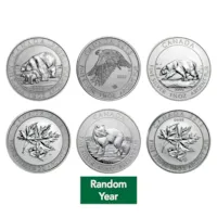 Canada 1.5 oz Silver $8 Coin BU - Random Year