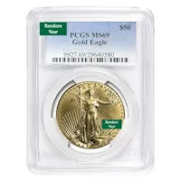 1 oz American Gold Eagle Coin MS-69 PCGS - Random Year