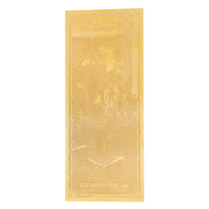 25 Arizona Goldback – 24k Aurum Gold Foil Note | Bullion.com