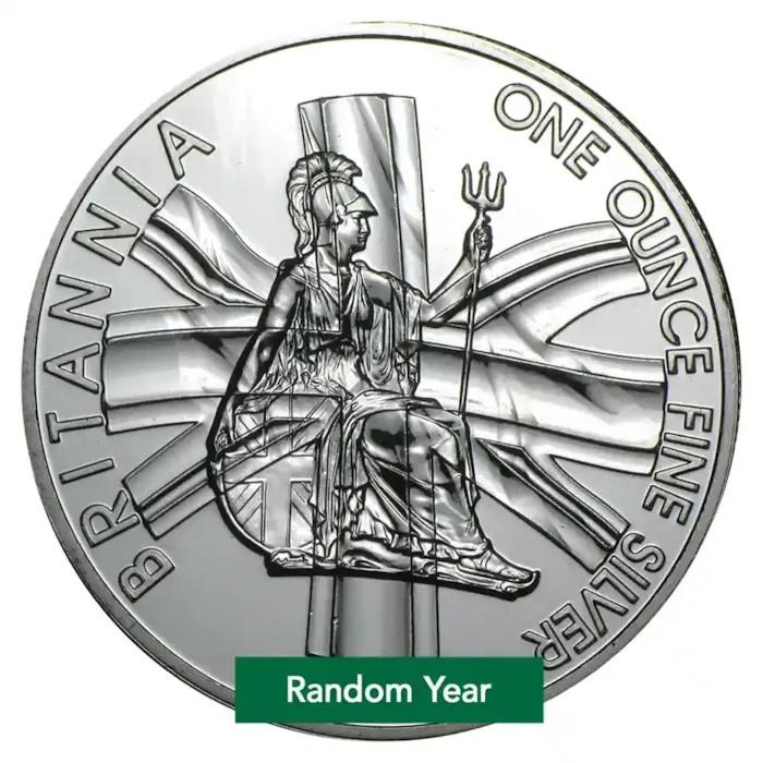 Buy 1 oz British Silver Britannia Coin (Abrasions) - Random Year