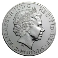 1 oz British Silver Britannia Coin (Abrasions) - Random Year