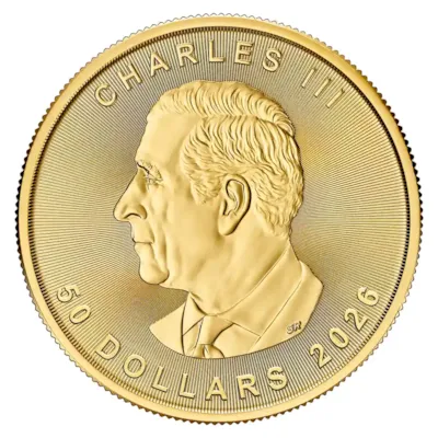 2026 1 oz Canadian Gold Maple Leaf Coin BU