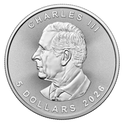 2026 1 oz Canadian Silver Maple Leaf Coin BU
