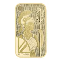 1 oz Gold The Royal Mint Britannia Bar w/ Assay (New Design)