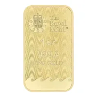 1 oz Gold The Royal Mint Britannia Bar w/ Assay (New Design)