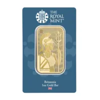 1 oz Gold The Royal Mint Britannia Bar w/ Assay (New Design)
