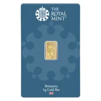 1 gram Gold The Royal Mint Britannia Bar w/ Assay (New Design)