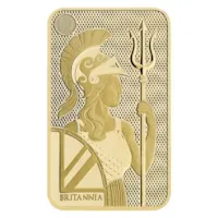5 gram Gold The Royal Mint Britannia Bar w/ Assay (New Design)
