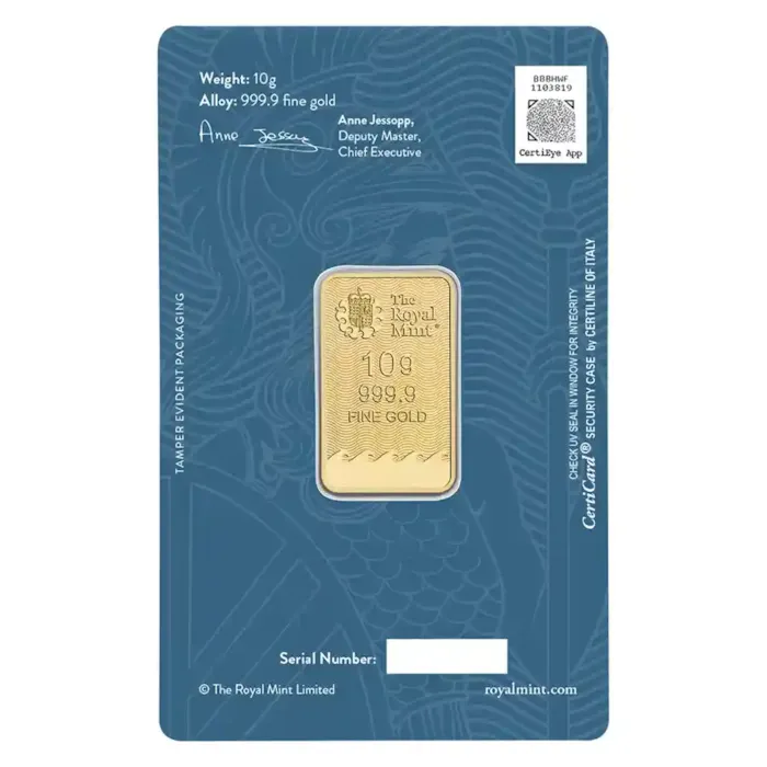 2023 UK Royal Mint Britannia 1/10 Oz Gold Coin – 999.9 Fine, Proof-Like