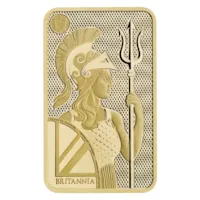 10 gram Gold The Royal Mint Britannia Bar w/ Assay (New Design)
