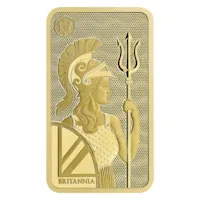20 gram Gold The Royal Mint Britannia Bar w/ Assay (New Design)