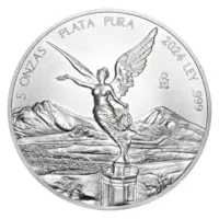2024 Mexico 5 oz Silver Libertad BU