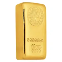 10 oz Gold The Perth Mint Bar (Cast, Serialized)