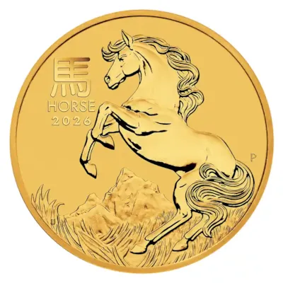 2026 Australia 1 oz Gold Lunar Horse BU - Series III