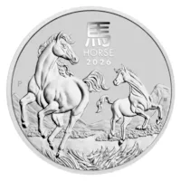 2026 Australia 1 oz Silver Lunar Horse BU - Series III