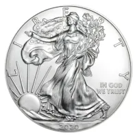2020 1 oz American Silver Eagle Coin BU