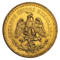 Mexican 50 Pesos Gold Coin (Abrasions)