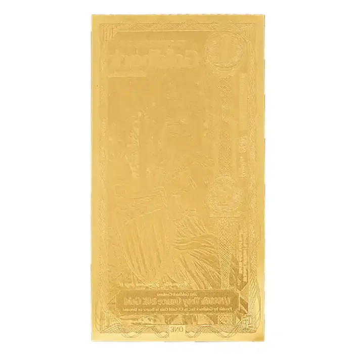 1 Washington D.C. Goldback – 24k Aurum Gold Foil Note | Bullion.com