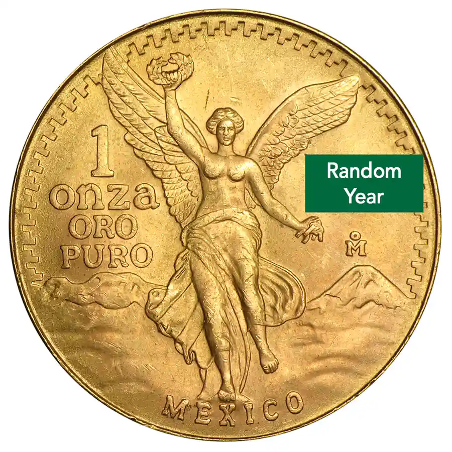 Mexico 1 oz Gold Onza &/or Libertad BU - Random Year | Bullion.com