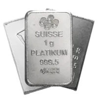 1 gram Platinum Bar - Random Design