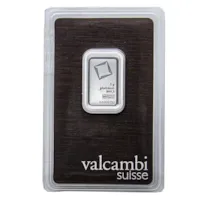 5 gram Platinum Valcambi Bar w/ Assay