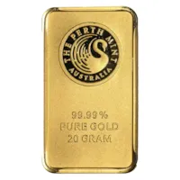 20 gram Gold Bar - The Perth Mint w/ Assay