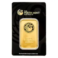 50 gram Gold Bar - The Perth Mint w/ Assay