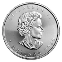 2020 Canada 1 oz Silver Coin $5 Lucky Dragon High Relief BU