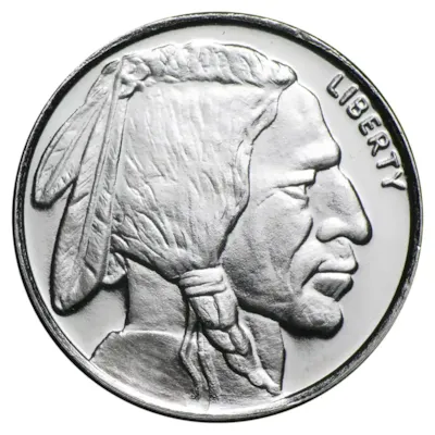 1/2 oz Silver Buffalo Round