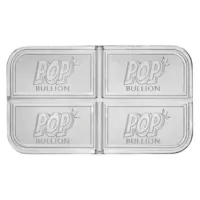 1 oz Silver Bar - POP Bullion (Divisible Quarter Pieces)