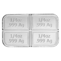 1 oz Silver Bar - POP Bullion (Divisible Quarter Pieces)