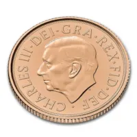 2022 Great Britain Gold Memorial Sovereign BU - King Charles III