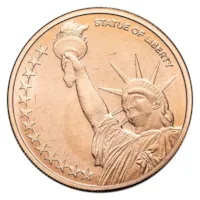 1 oz Copper Round - Statue of Liberty