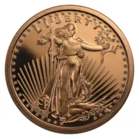 1 oz Copper Round - Saint-Gaudens