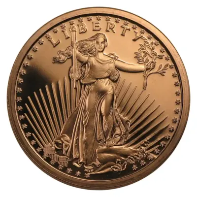 1 oz Copper Round - Saint-Gaudens