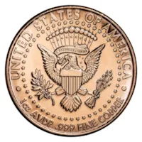 1 oz Copper Round - John F. Kennedy