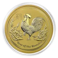 2017 Australia 2 oz Gold Lunar Rooster Coin (BU)