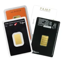 5 gram Gold Bar - Brand Name (In Assay)