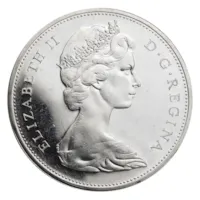 1958-1967 Canada Silver Dollar BU