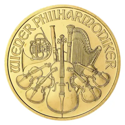1998 1 oz Austrian Gold Philharmonic Coin BU