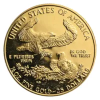 1/2 oz Proof American Gold Eagle Coin - Random Year (Capsule)