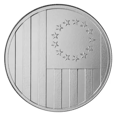 1 oz Silver Americana Liberty Bell Design Round